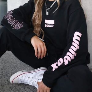 White Fox Oversized Tour Crewneck